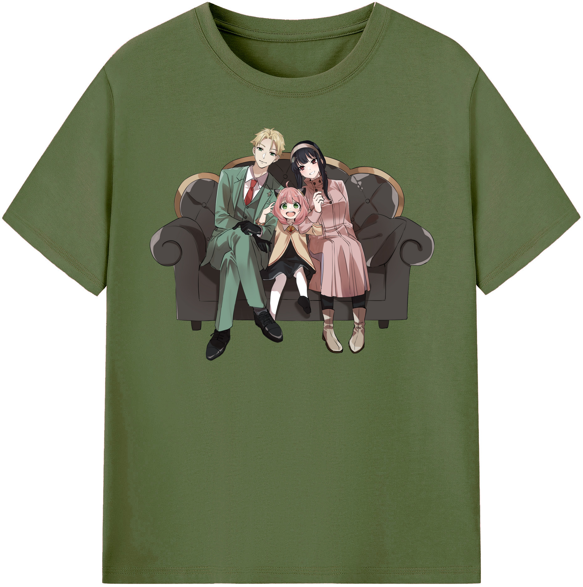 （画像用） SPY×FAMILY间谍家家酒 綿100％半袖Tシャツ（フロントプリント）
